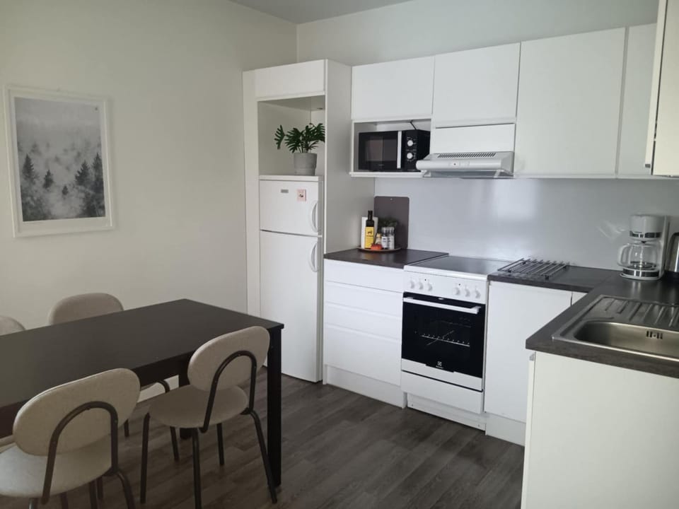 Kitchen or kitchenette, Dining area, dishwasher, oven, stove