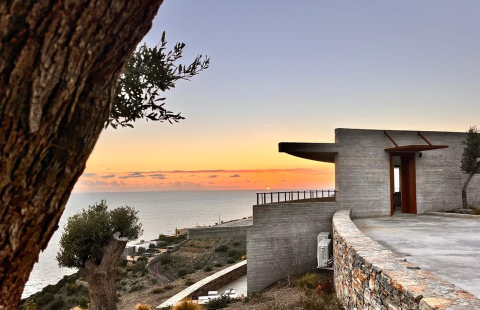 Property building, Sea view, Sunset