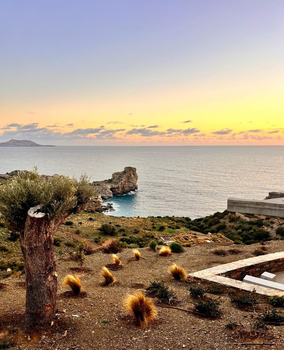 Natural landscape, Sea view, Sunset