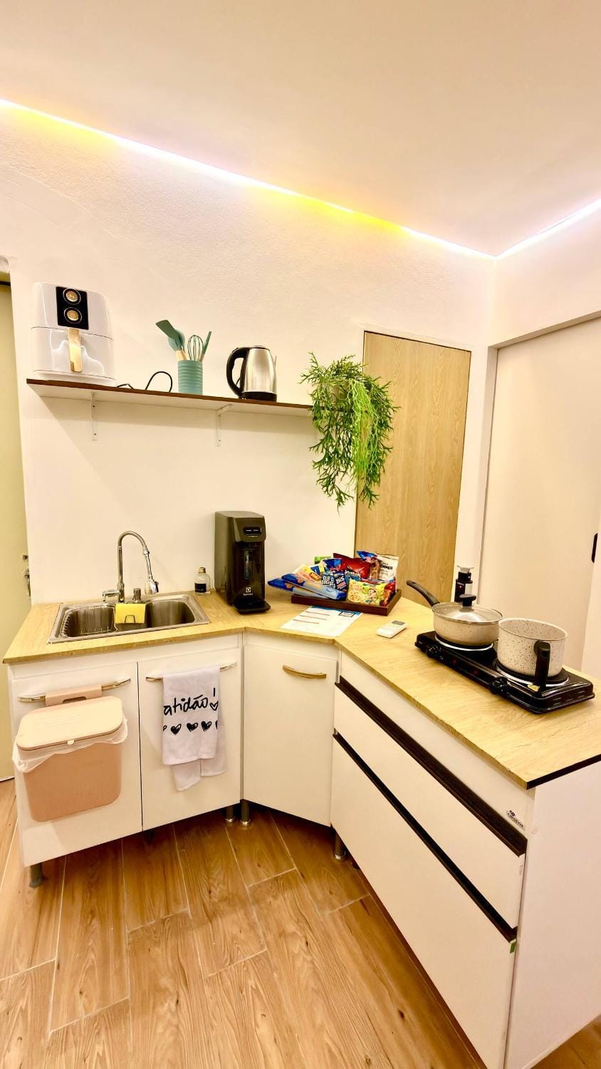 Vista MAR, Garagem coletiva, AC, Alexa, enxoval completo Apartment in Santos