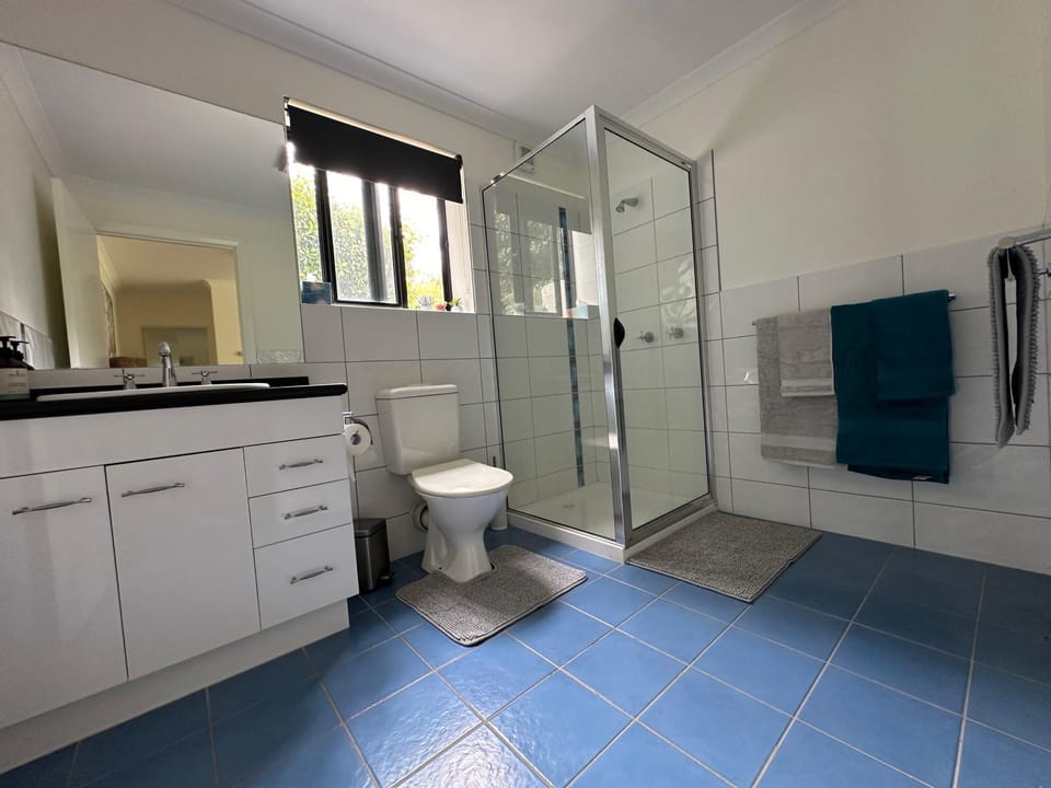 Shower, Toilet, Bathroom, towels