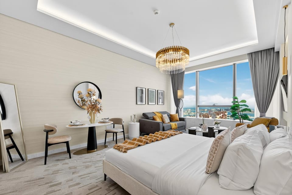Bed, Living room, Bedroom