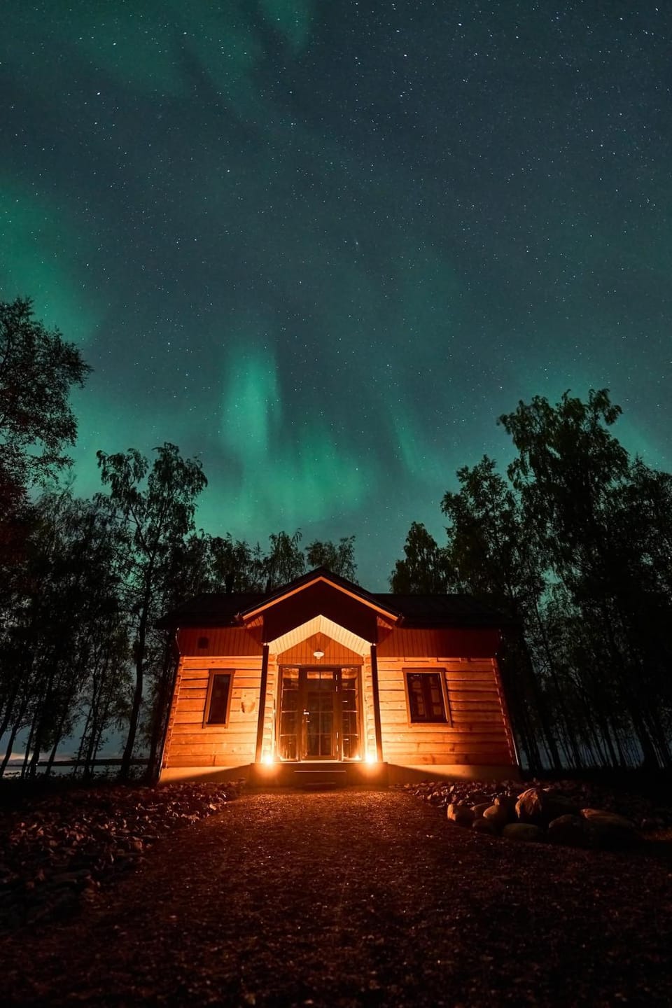 Property building, Night, Natural landscape