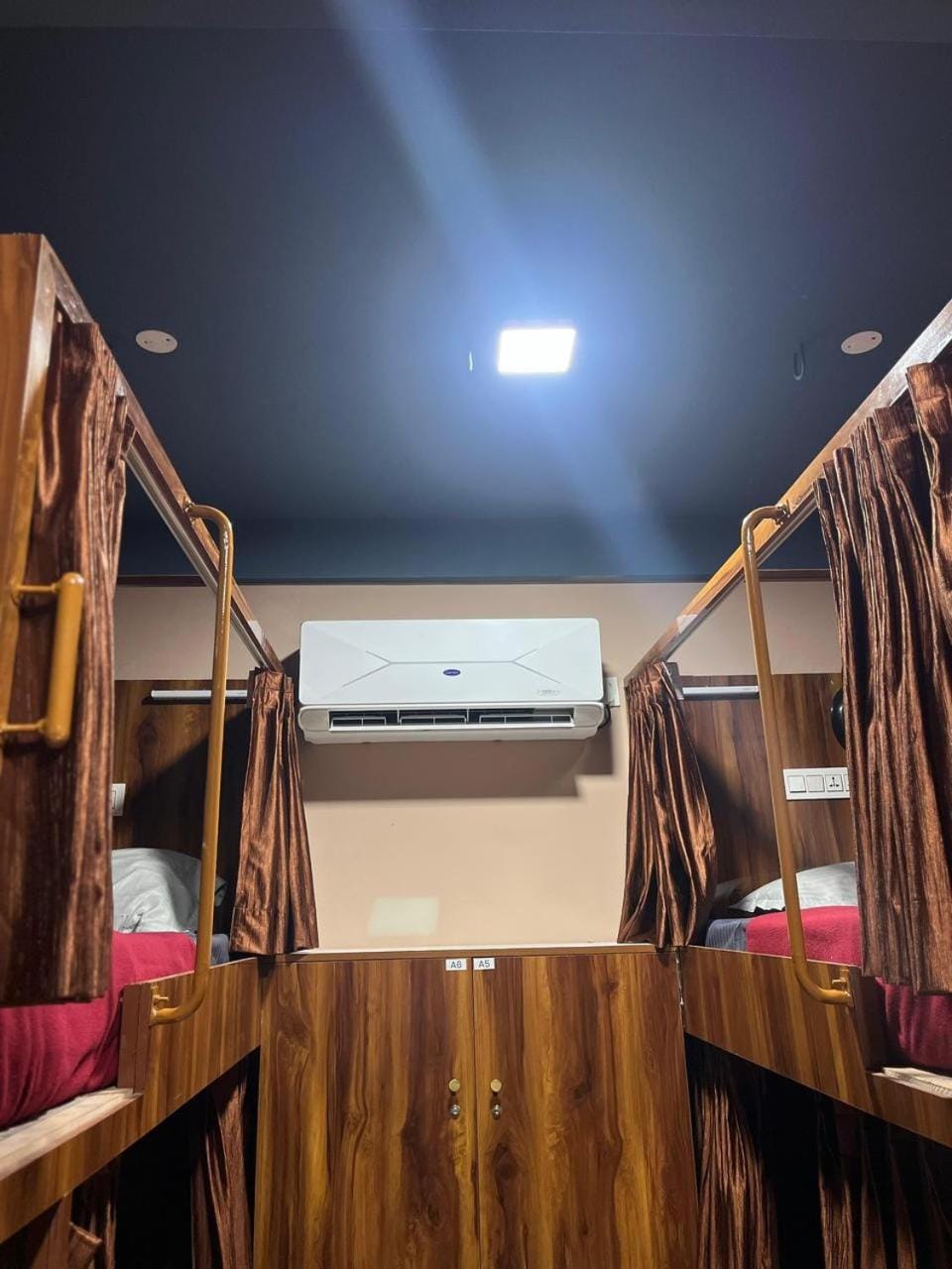Bed, bunk bed, air conditioner