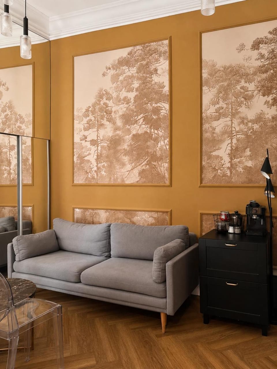 Coffee/tea facilities, Living room, Photo of the whole room, Seating area, internet