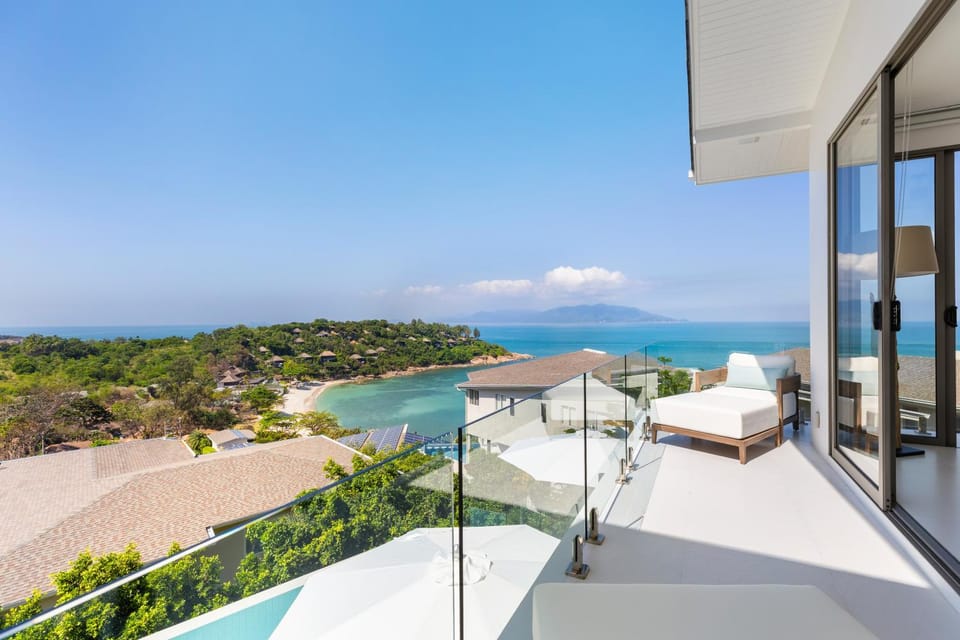BRAND NEW - VILLA 'SHANGRI-LA' - 3 Bed 4 Bath, Beachside Sea View, Private Pool Villa Villa in Ko Samui