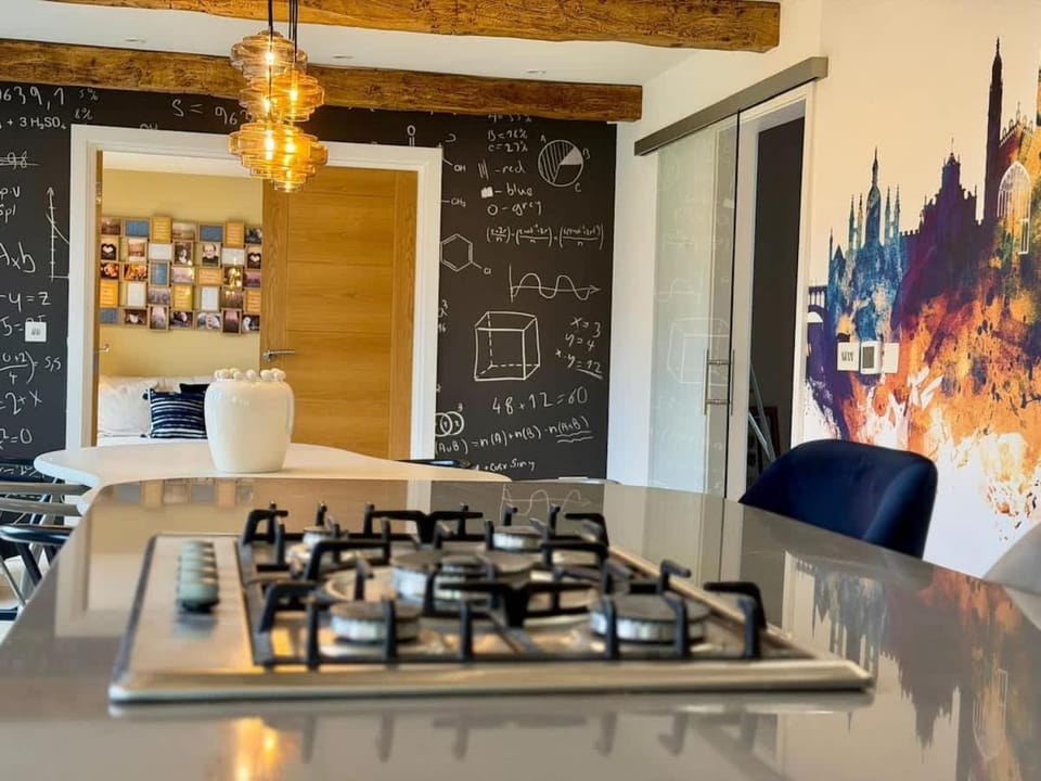 The House of Brilliant Brains Cambridge, gym, parking, office, lux House in Cambridge