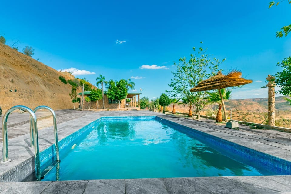 Natural landscape, Pool view, Swimming pool