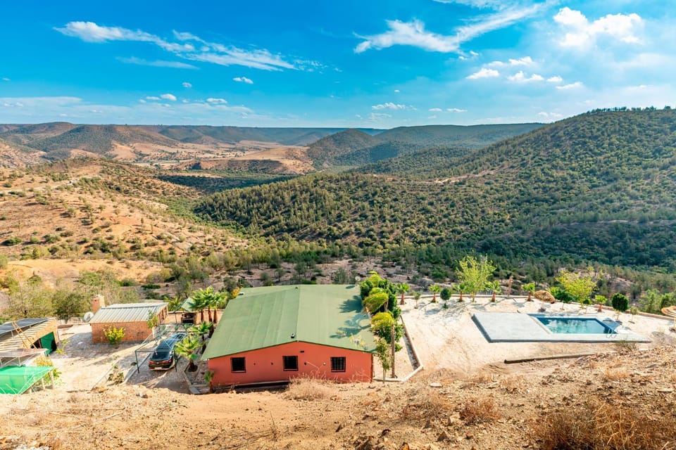 Natural landscape, Bird's eye view, Mountain view