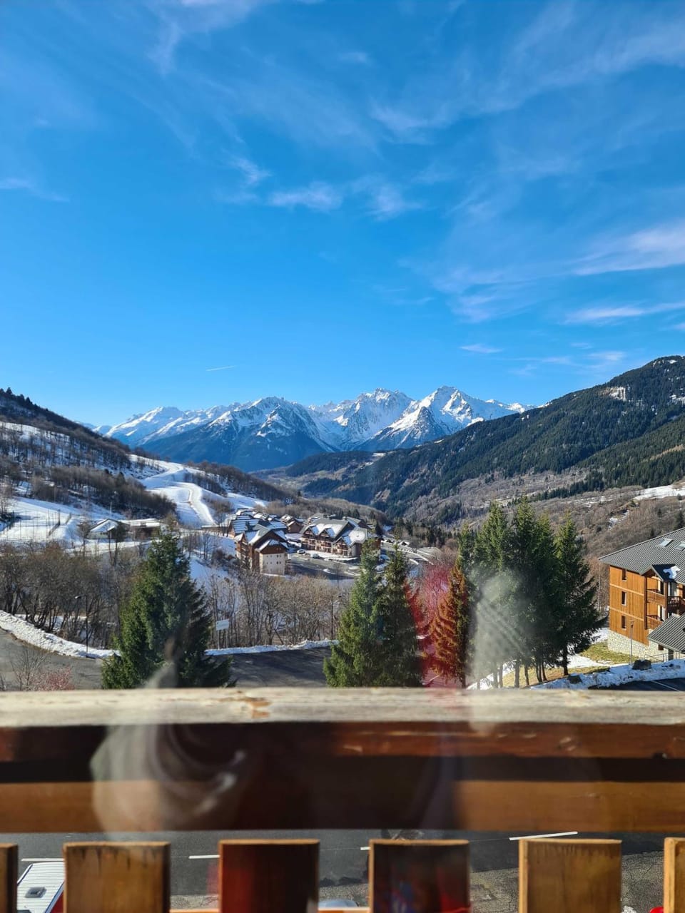 Day, Natural landscape, Winter, Mountain view