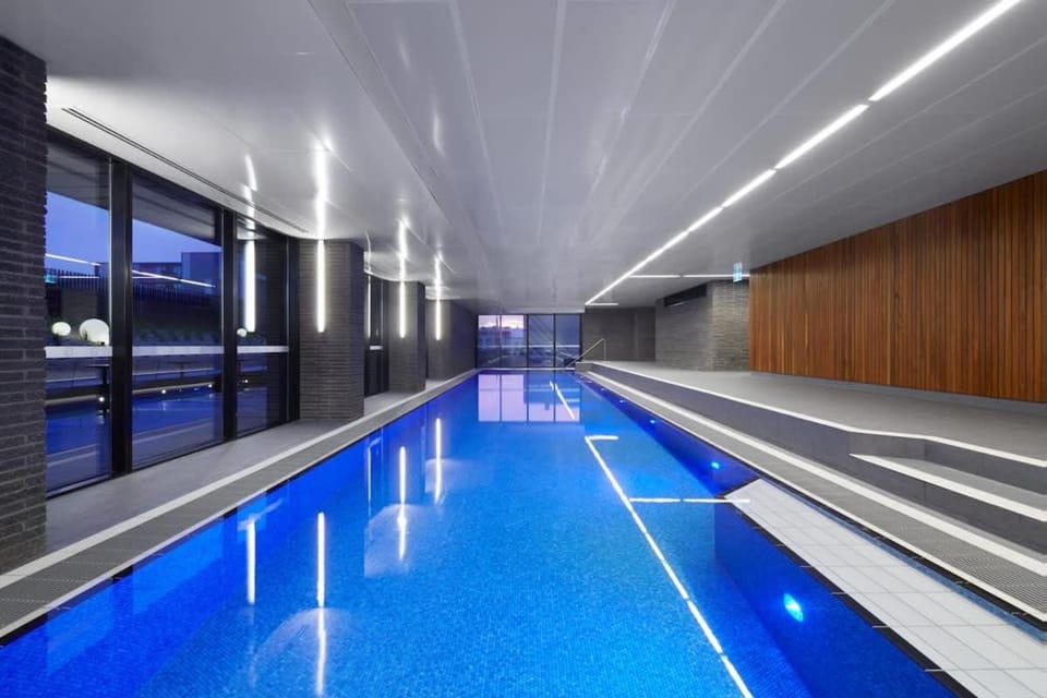 Scandinavian Suite Lap Pool Big Gym Melbourne Apartment in Melbourne