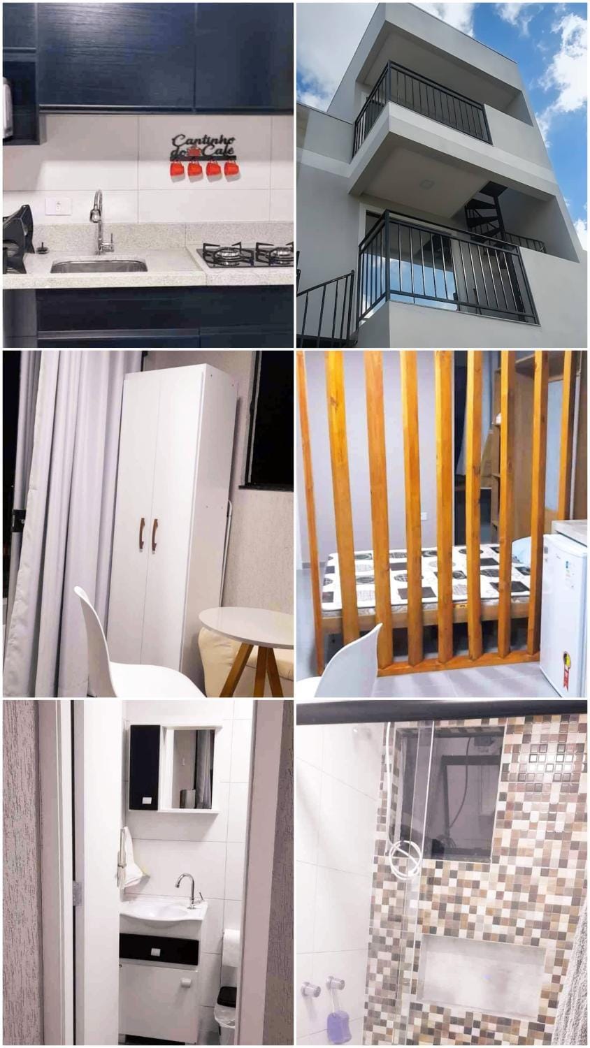 JK INN Full Studio Single or Couple Reserve Apartment in São José dos Pinhais