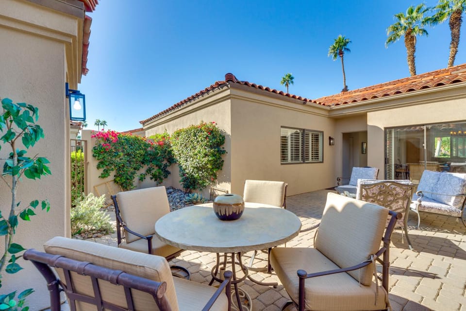 Mtn View & Fairway-Facing Patio: Palm Desert Condo House in Palm Desert
