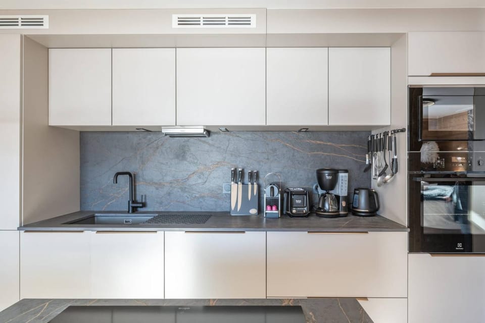 Kitchen or kitchenette, dishwasher