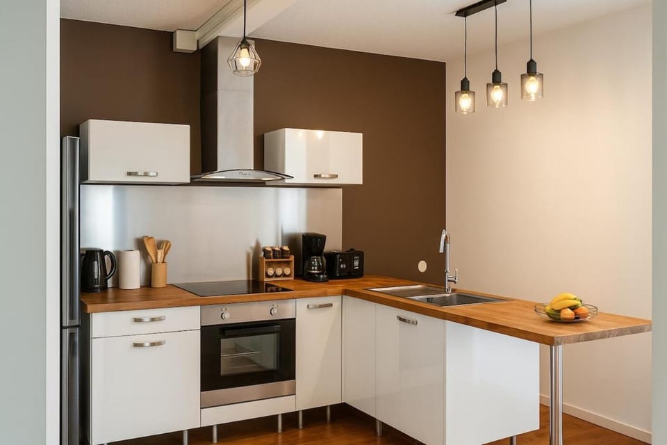 L'ELEGANT - TERRASSE PARKING WIFI - 5Km AIRPORT Apartment in Auvergne-Rhône-Alpes