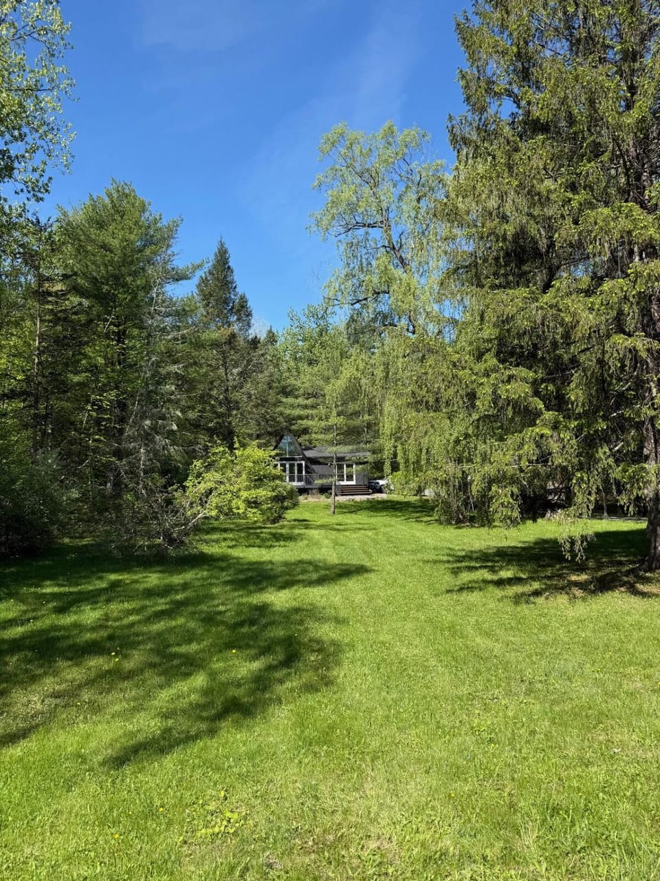Modern A-Frame Cabin with Loft, Firepit and Grill Cabin in Capital District, NY, USA
