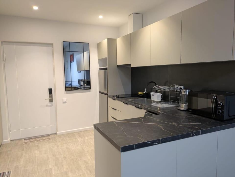 Kitchen or kitchenette, kitchen
