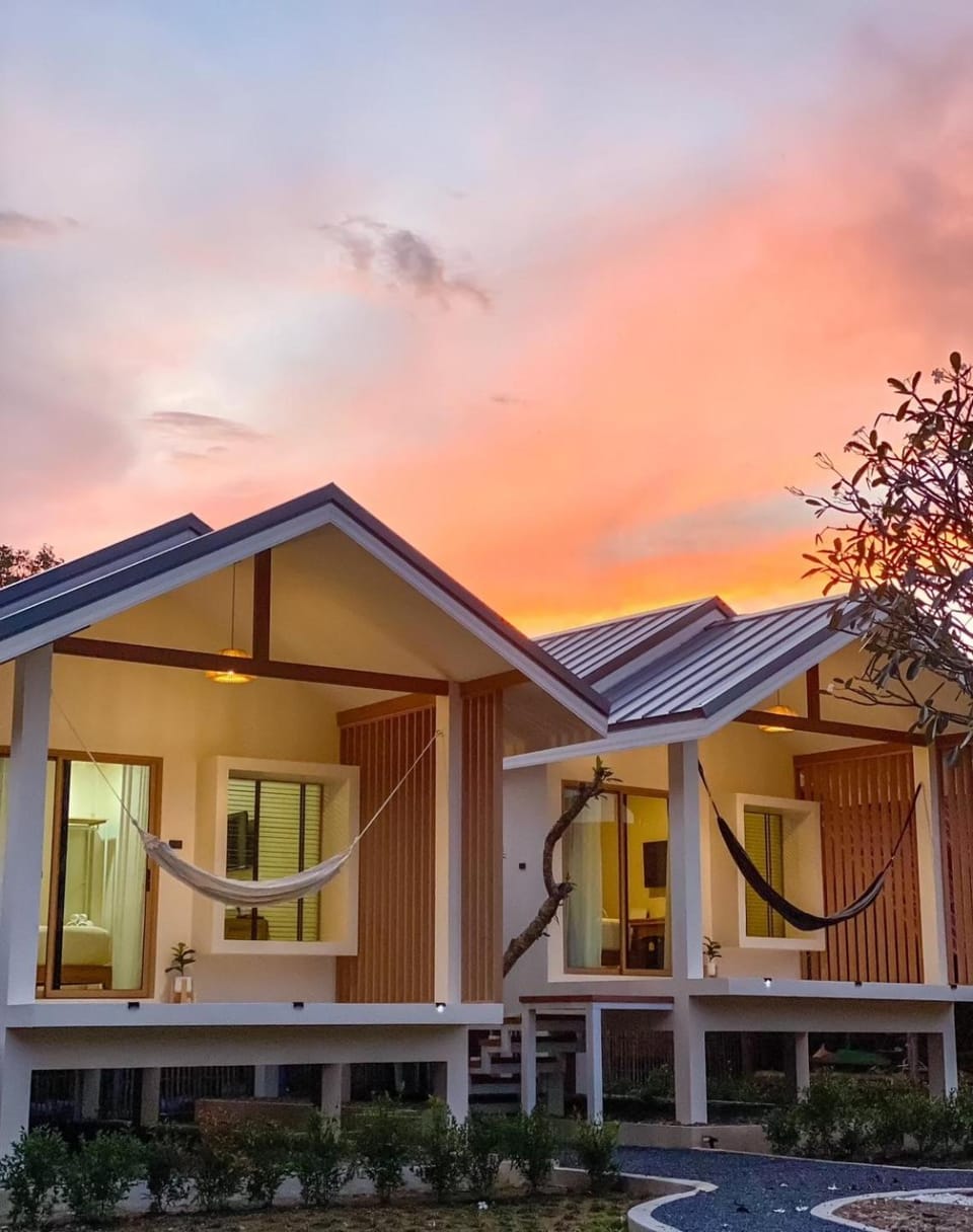 Property building, Sunset