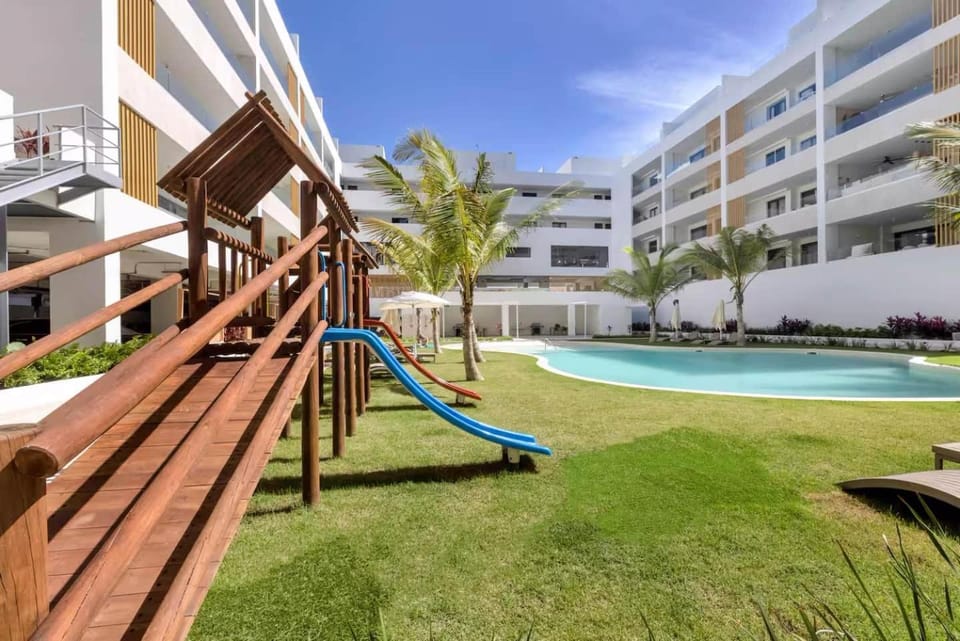 High-end 2BR w/Private Pool + BBQ + Steps to Beach Apartment in Punta Cana