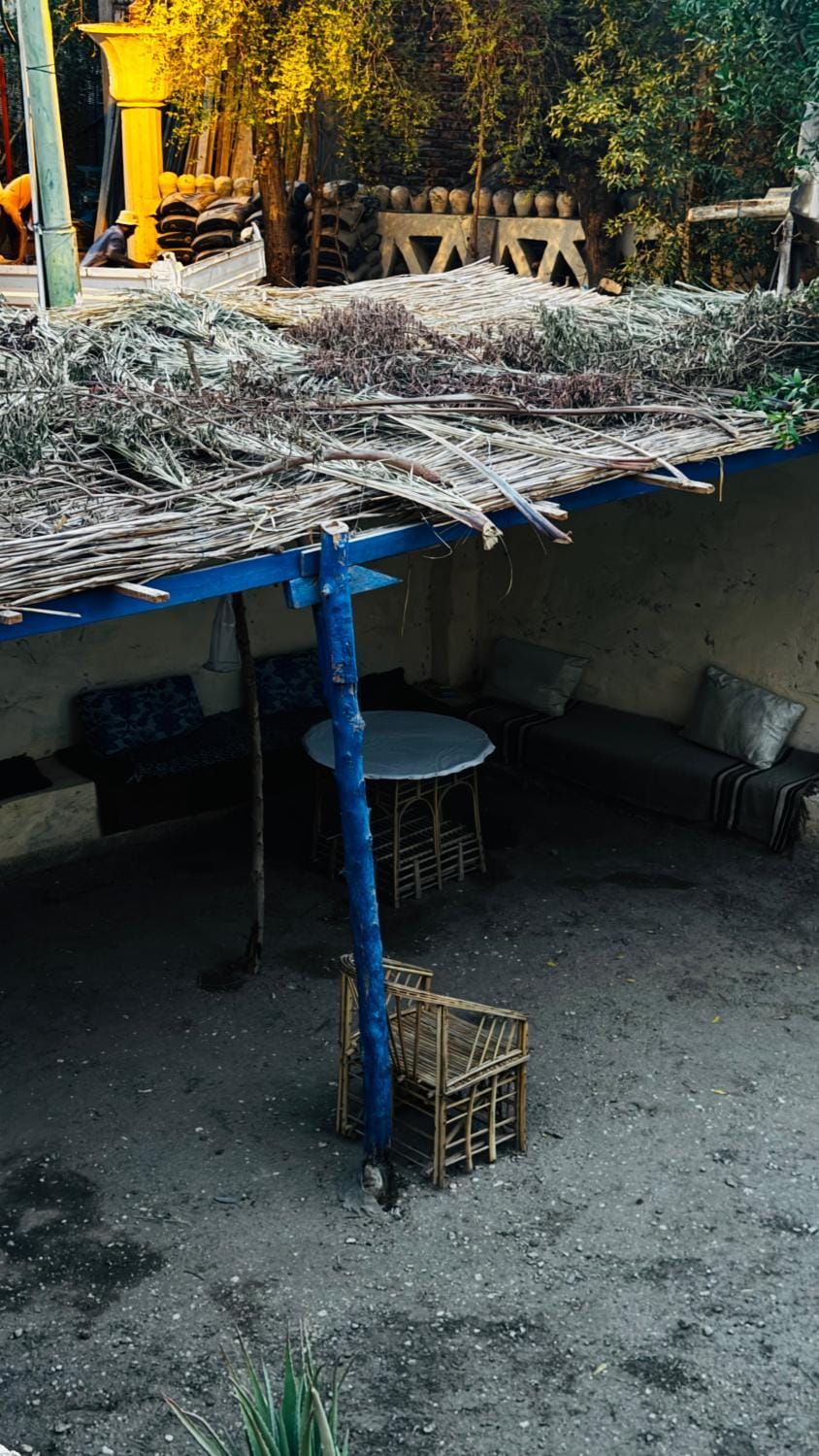 Patio, Day, Dining area
