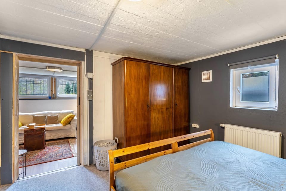 Property building, Living room, Bedroom