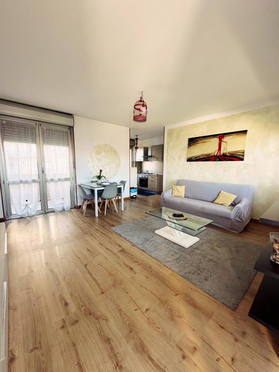 Bed, TV and multimedia, Kitchen or kitchenette, Living room, Dining area