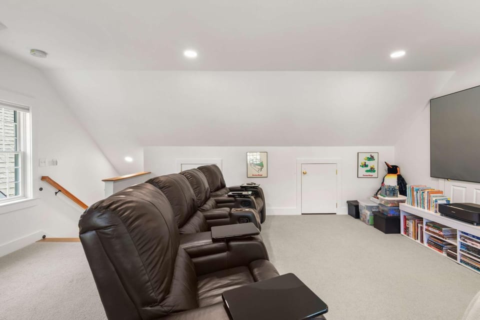 Heated Plunge Pool Theater Room Backyard Fun House in Orleans