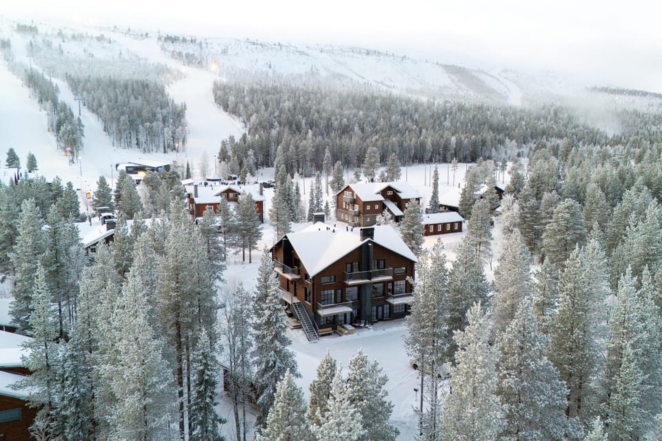 Property building, Day, Natural landscape, Bird's eye view, Winter