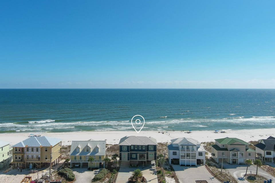 Property building, Day, Natural landscape, Bird's eye view, Beach, Sea view