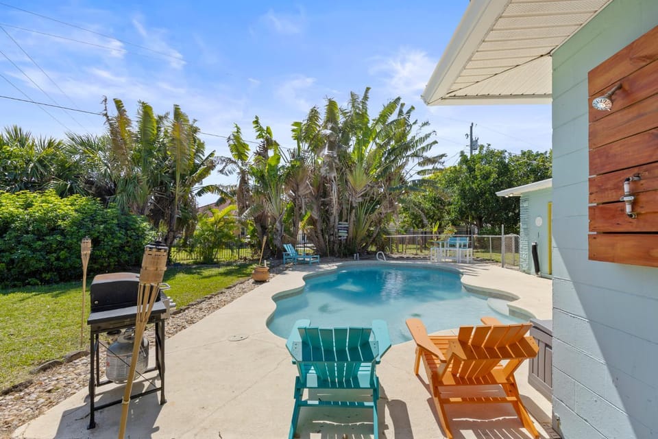 Heated Pool! Coastal Retreat Cocoa Beach House in Cocoa Beach