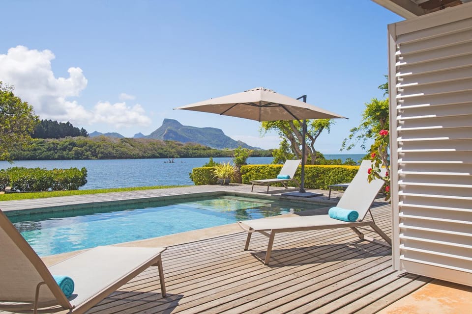 Garden view, Mountain view, Pool view, River view, Swimming pool, sunbed