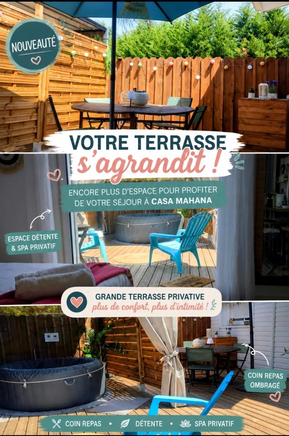 Casa Mahana spa Vacation rental in Nouvelle-Aquitaine