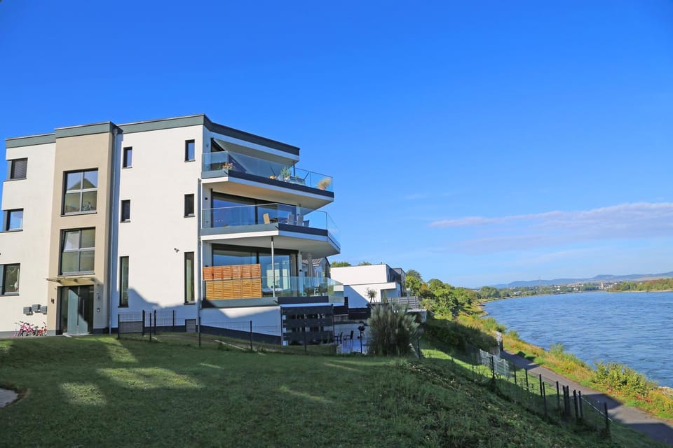 Property building, Day, Natural landscape, River view