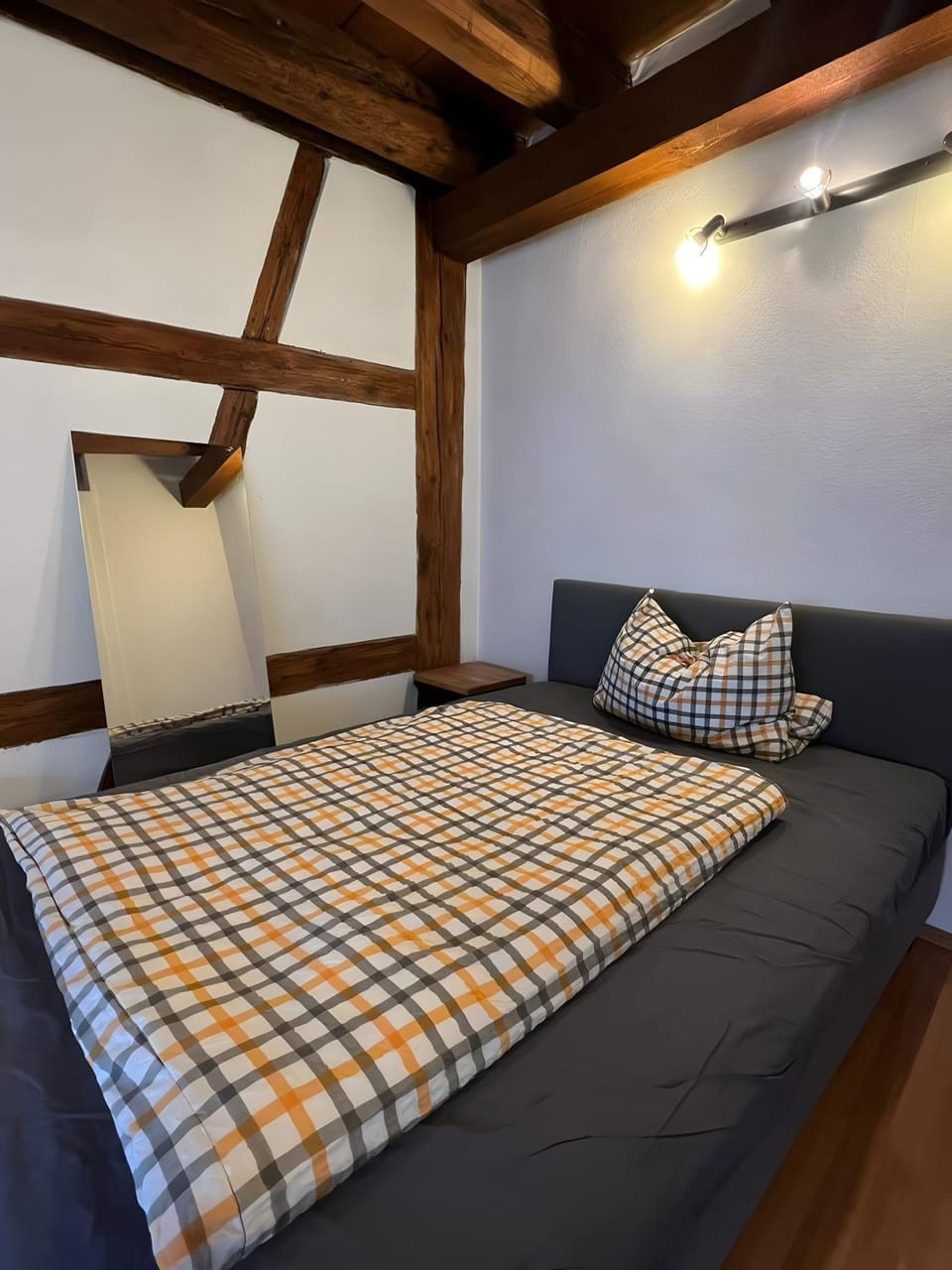 Property building, Living room, Bedroom