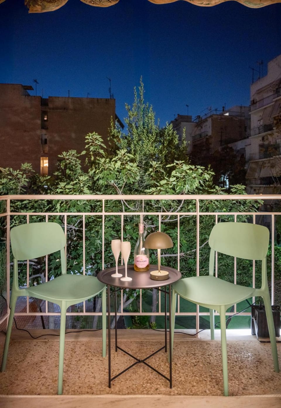 Property building, Night, View (from property/room), Balcony/Terrace