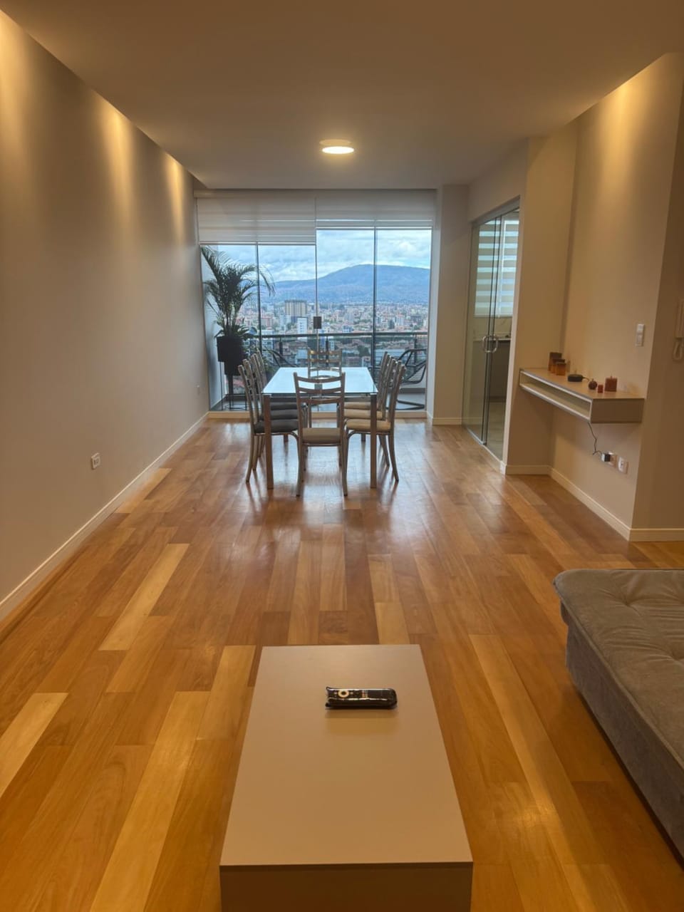 Natural landscape, Living room, Dining area, Mountain view