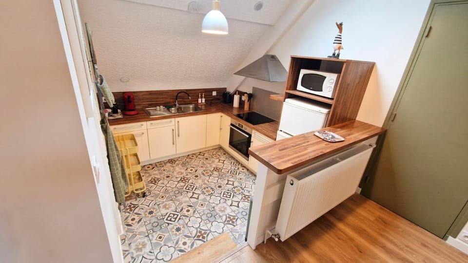 Coffee/tea facilities, Kitchen or kitchenette, minibar, oven, stove, toaster