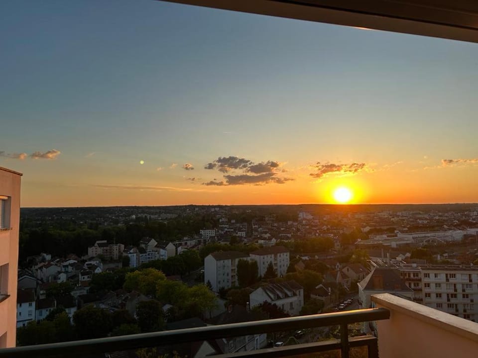 City view, Sunset