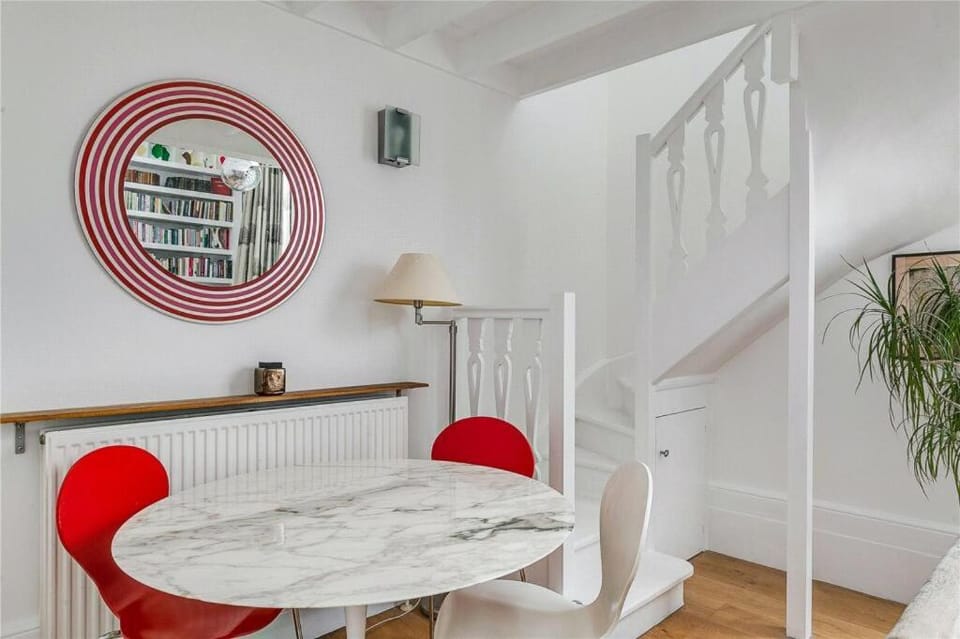 Primrose Hill House, Double-Height Living Room, Bedroom with King Bed, Mezzanine Super-King Apartment in City of Westminster