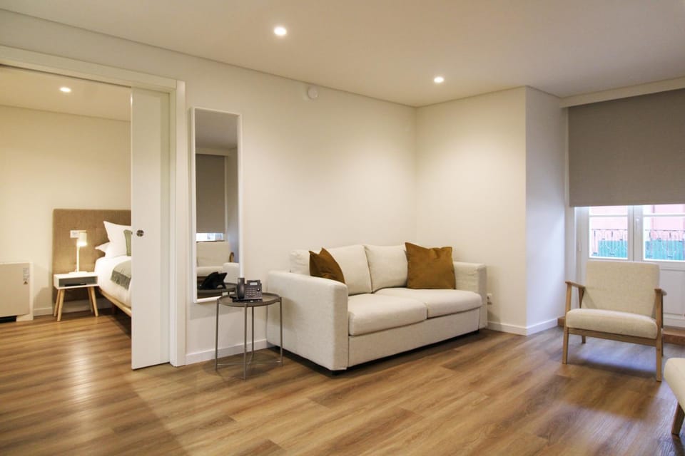 Living room, Bedroom