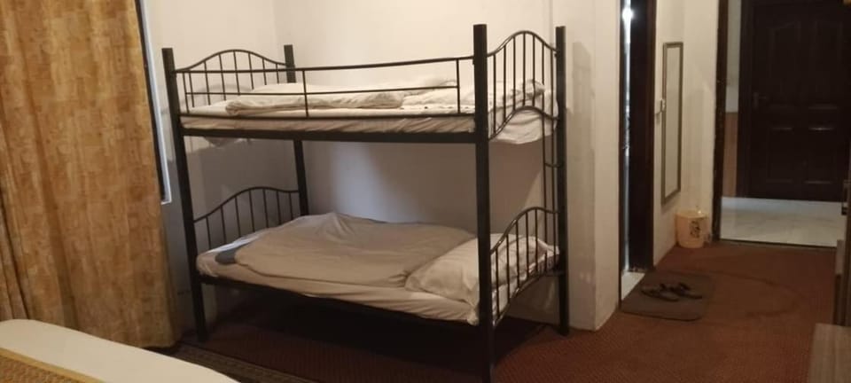 Bed, bunk bed, wardrobe