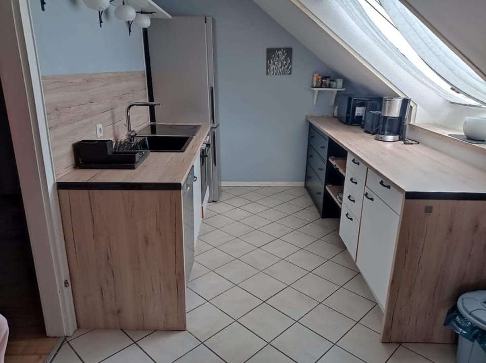 Kitchen or kitchenette, dishwasher