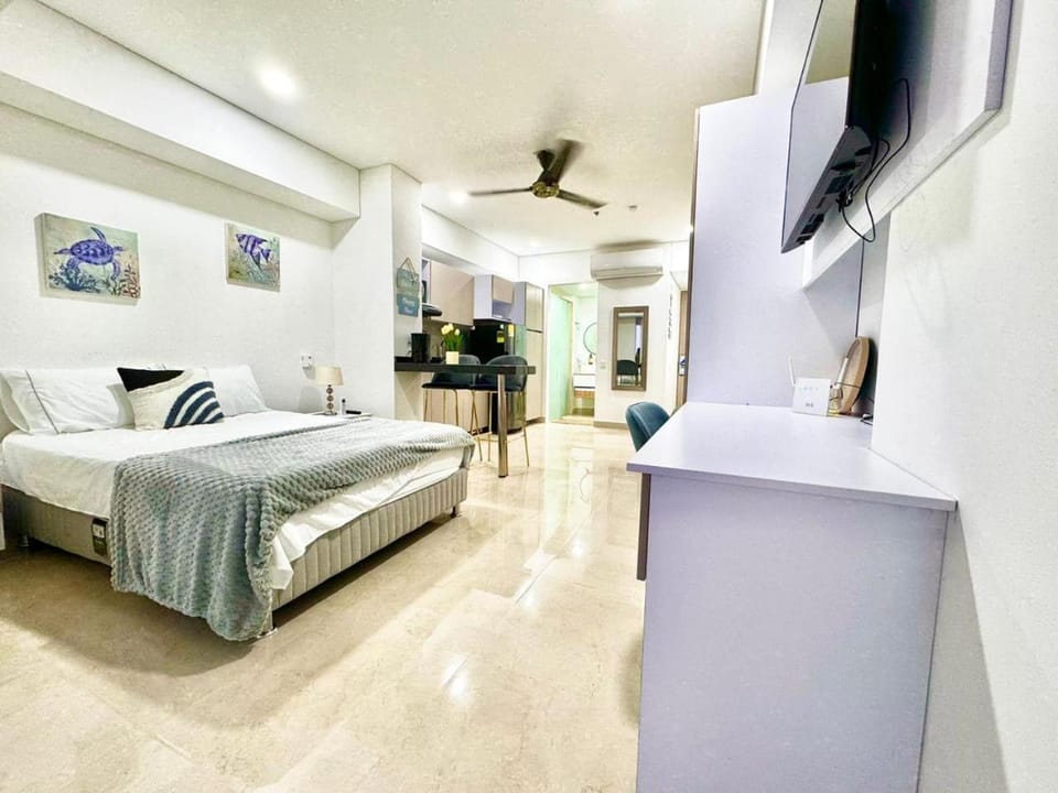 CARTAGENA BEACHT - APARTAESTUDIO A 100 mt del mar - Piscina, Jacuzzi, Sauna y Turco Apartment in Cartagena