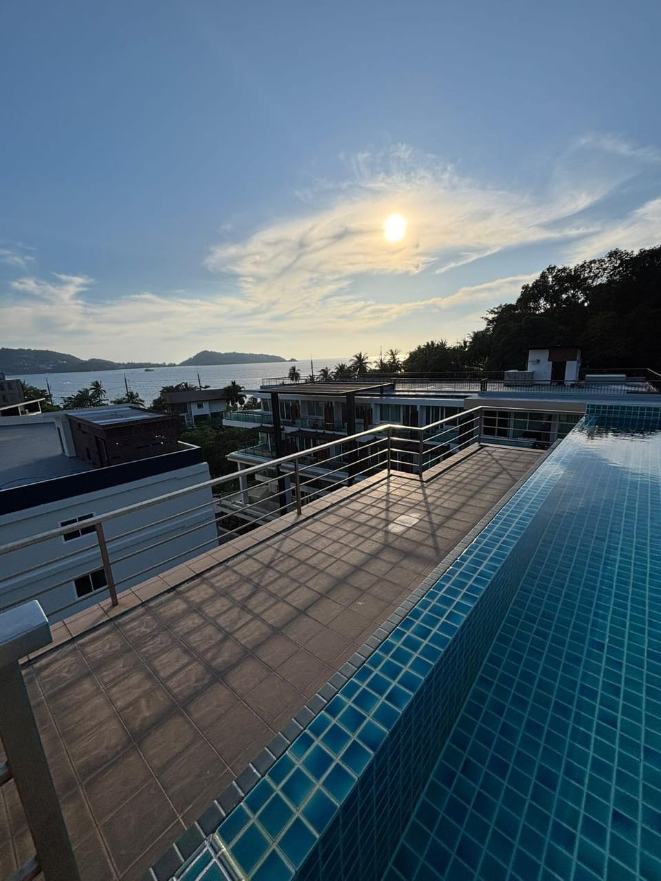 Natural landscape, Pool view, Sea view, Swimming pool