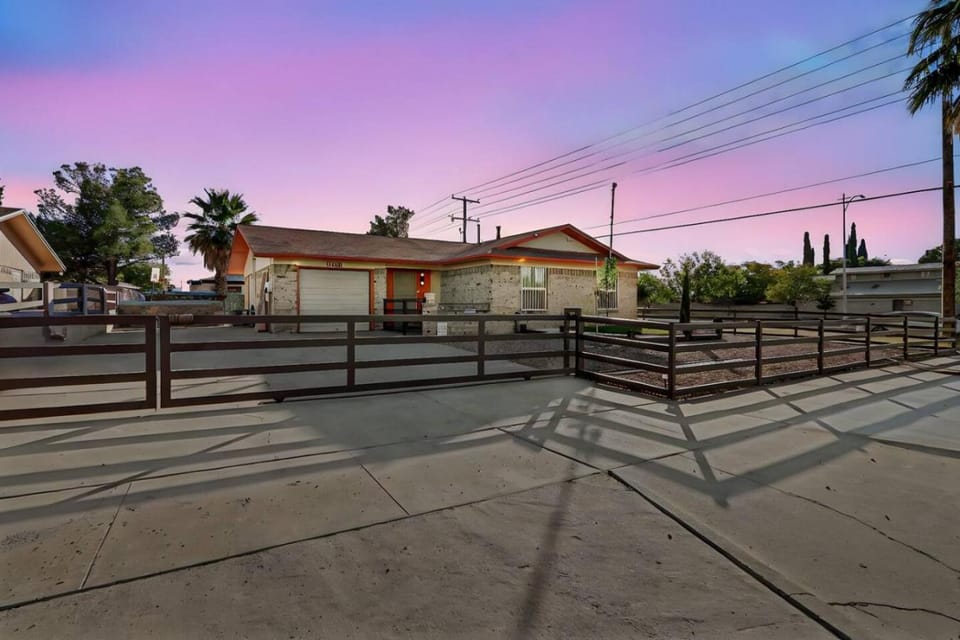 Property building, Sunset