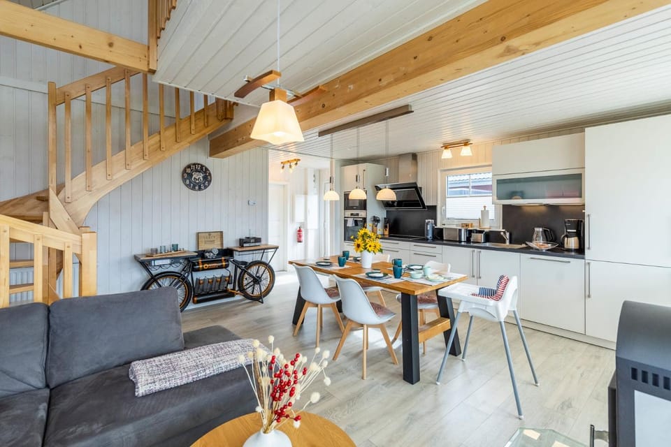 Komfortables Ferienhaus mit Feldblick und Hafen House in Wandlitz