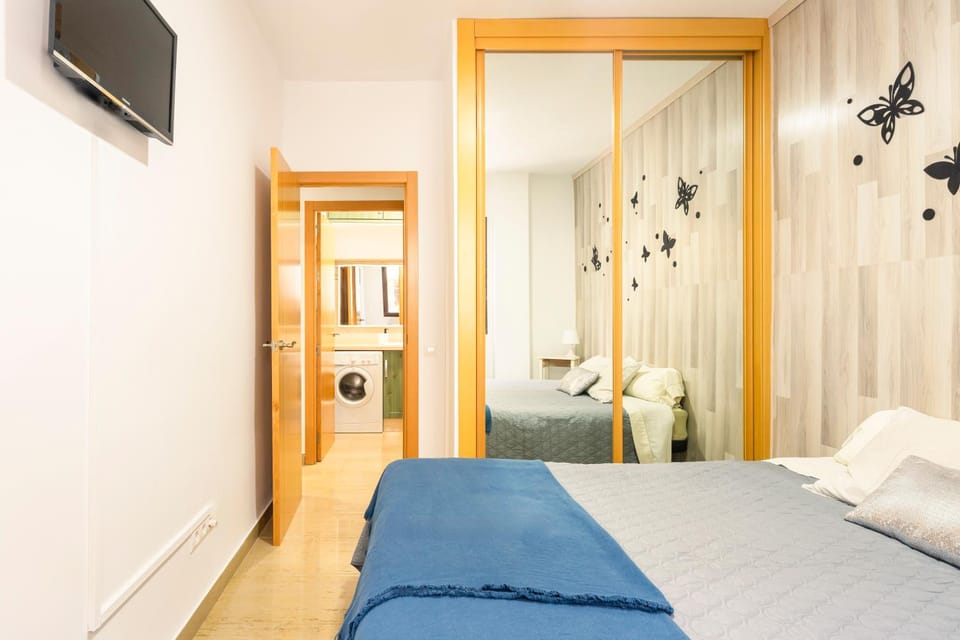 Bed, Bedroom, wardrobe