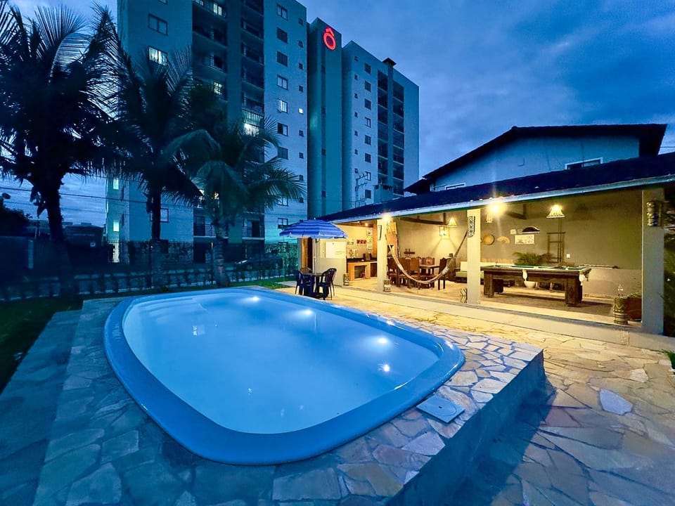 Night, Natural landscape, Pool view, Swimming pool