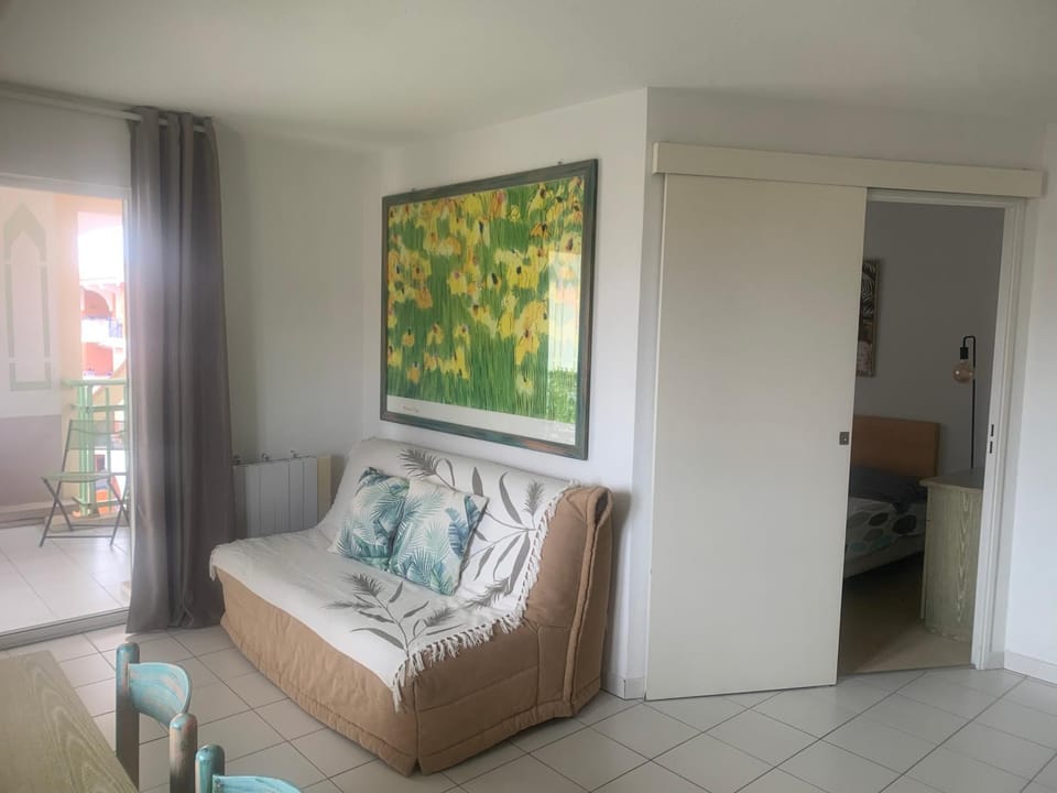 T2 Port-Fréjus Proximité de la plage Grand Garage Privé 34 M2 dernier étage Apartment in Fréjus