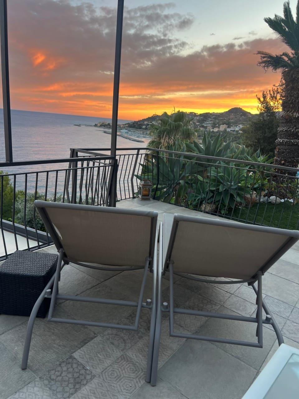 View (from property/room), Balcony/Terrace, Balcony/Terrace, Sea view, Sunset